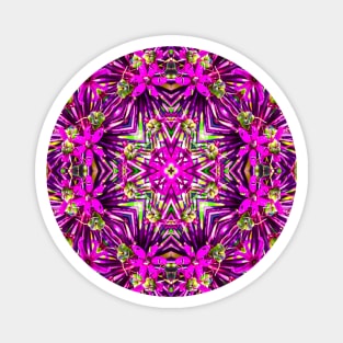 Beautiful purple flower patterns. Magnet